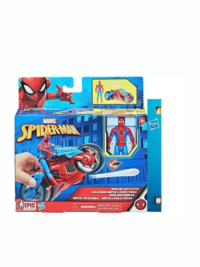 Spiderman Spider-Man Web Blast Cycle / F6899 (Marvel)