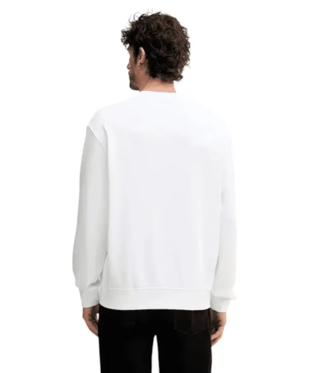 Calvin Klein - Φούτερ Cotton Badge Regular Fit LV04RC273G-YAF Λευκό 2