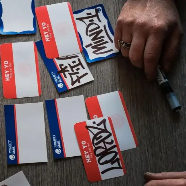 MTN WTF Blue Frame Sticker Pack 3