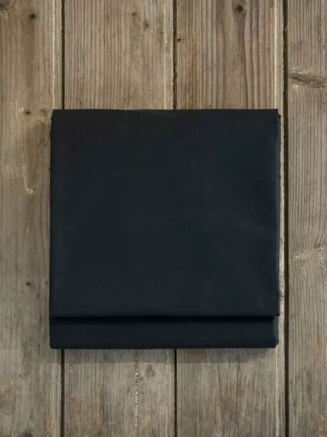 Σεντόνι 160x260 Μονό Nima Superior SS24 Χωρίς Λάστιχο100% Βαμβακοσατέν- Black