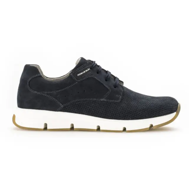 Pius Gabor Sneakers Ανδρικό δέρμα suede Μπλέ PGA/102217 01-DENIM