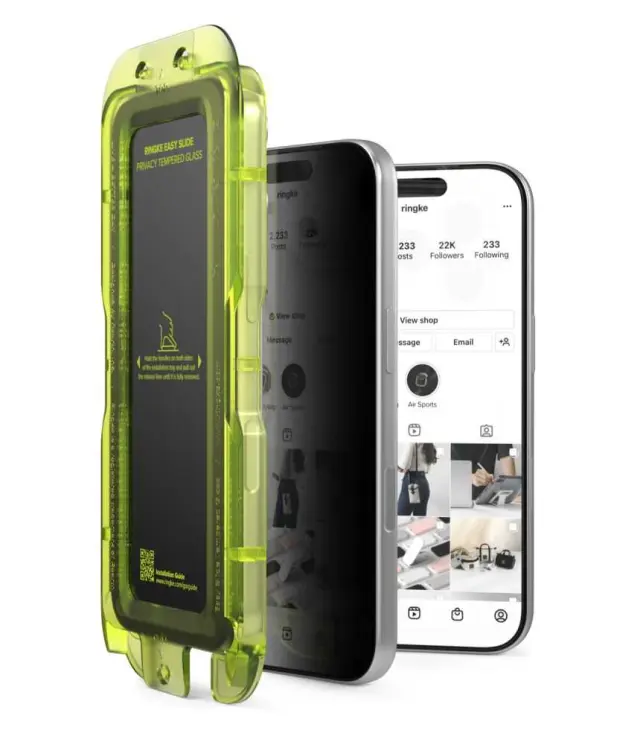 Ringke Easy Slide 2-pack iPhone 18 Pro Max Privacy 3