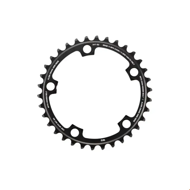 ΔΙΣΚΟΣ ΦΥΛΛΟ SRAM ROAD RED X-GLIDE R 34T YAW 11 ΤΑΧΥΤΗΤΩΝ S2 110 ALUM 3MM BLAST ΜΑΥΡΟ (50 34)