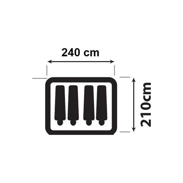 Σκηνή 4 Ατόμων Pop-Up BESTWAY PAVILLO COOLMOUNT 4 3