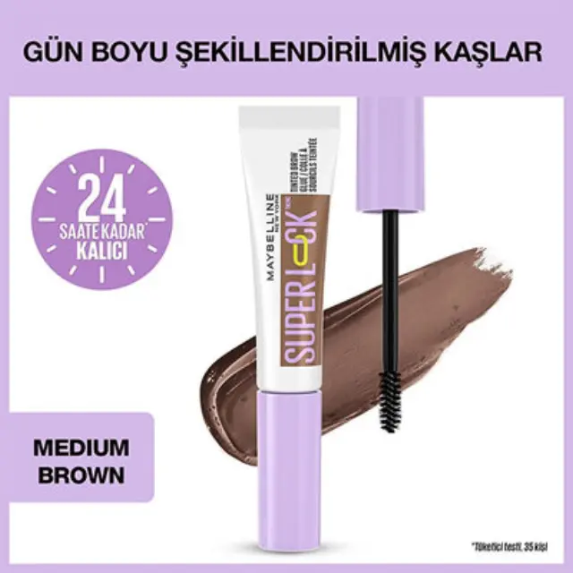 Super Lock Brow Glue Med Brown