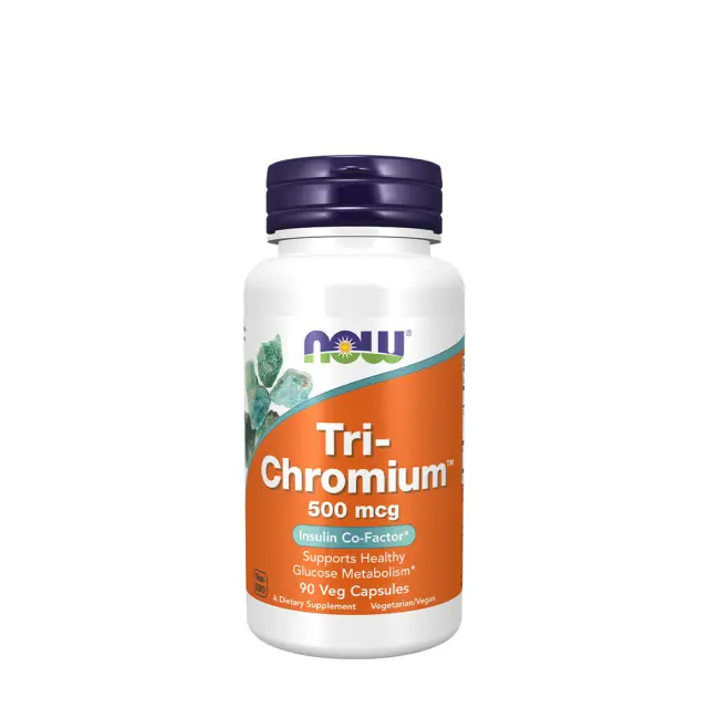 Now Foods Tri-Chromium™ 500 mcg with Cinnamon 90 Veg Capsules