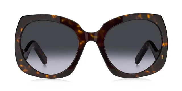 Marc Jacobs Γυναικεία Γυαλιά Ηλίου με Καφέ Ταρταρούγα Κοκκάλινο Σκελετό και Γκρι Ντεγκραντέ Φακό MARC 808/S 086GB 2