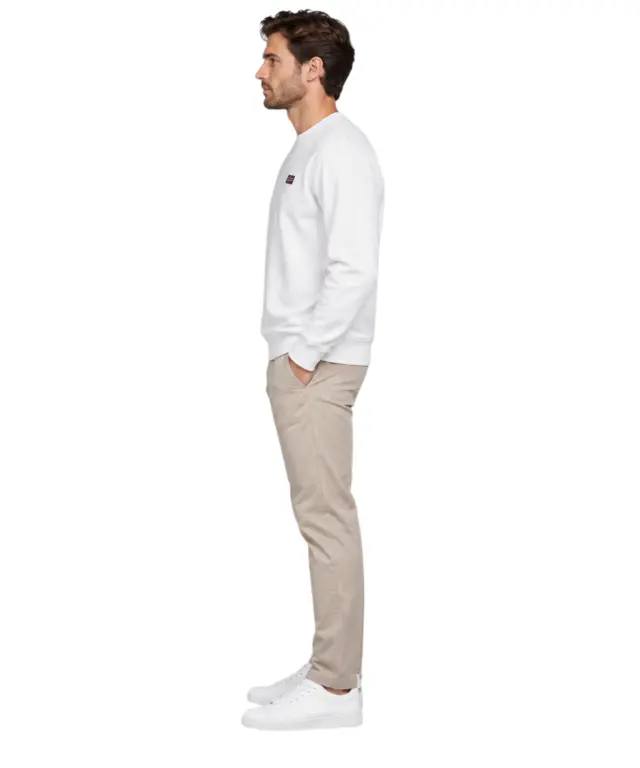 Norway Nautical School - Ανδρική Φούτερ Μπλούζα 852740-WHITE Λευκό 3