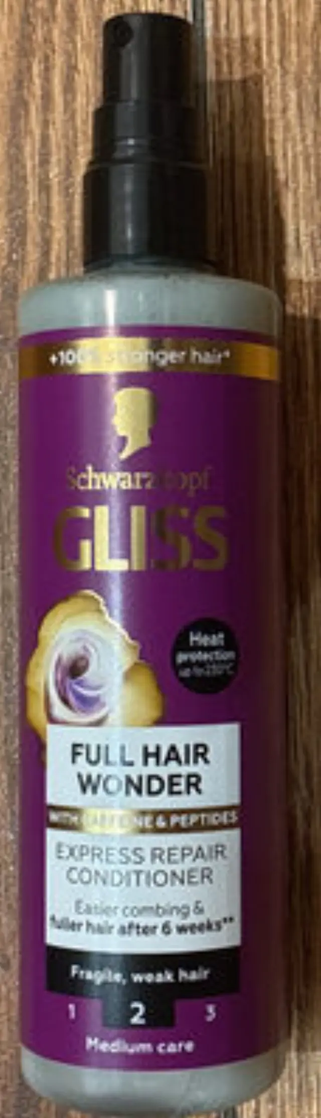 Gliss Full Hair Wonder Express Repair Conditioner Σπρέι Μαλλιών Αναδόμησης Για Εύθραυστα Μαλλιά 200ml