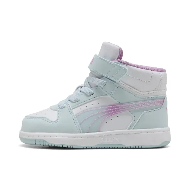 Puma Rebound V6 Mid Faded Glow Aqua Glow-Mauve Glow-White 408374-01 - 27