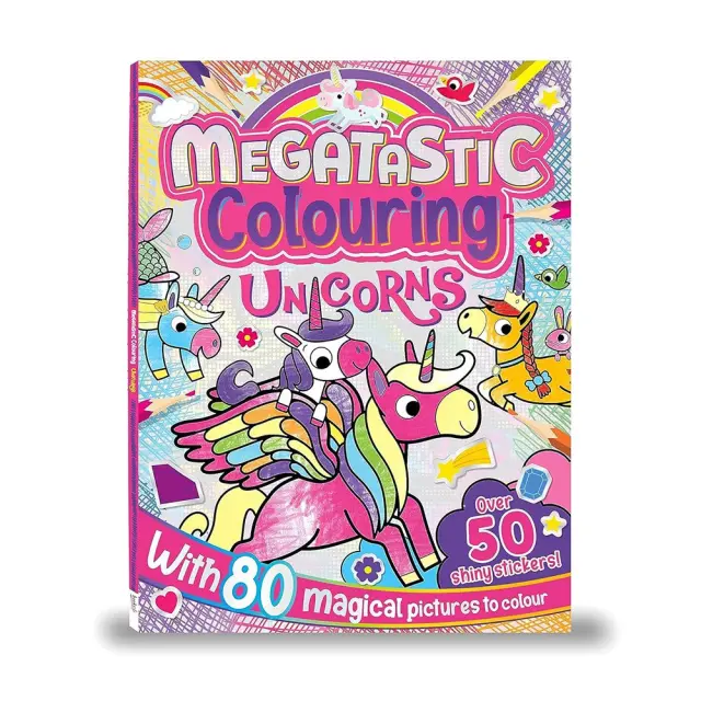 Megatastic® Βιβλίο Ζωγραφικής Colouring Unicorns