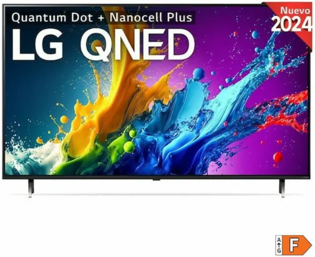 LG Smart Τηλεόραση 55" 4K UHD QNED 55QNED80T6A HDR (2024)