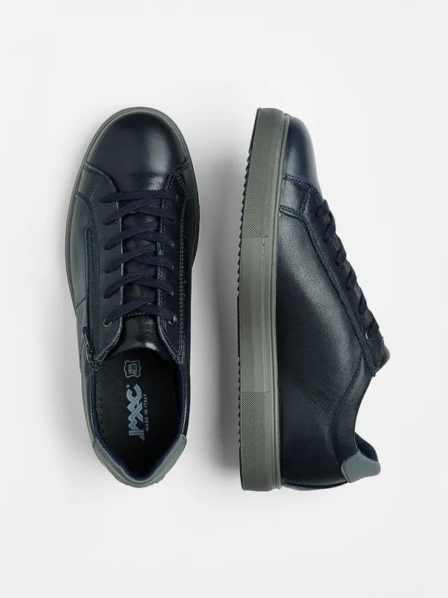 Imac Sneakers Ανδρικό δέρμα Μπλέ IMA/652658 NOTTE 3