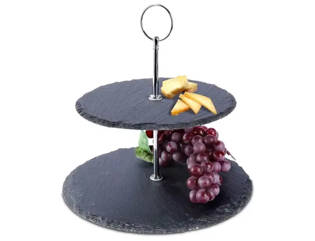 Εταζέρα Excellent Houseware με 2 επίπεδα και διαστάσεις 25x25x23cm - Black 210000060 2