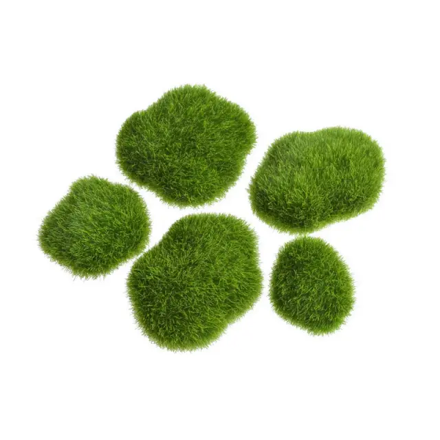 Πέτρες moss για διακόσμηση, 4 τεμ., 5-9cm