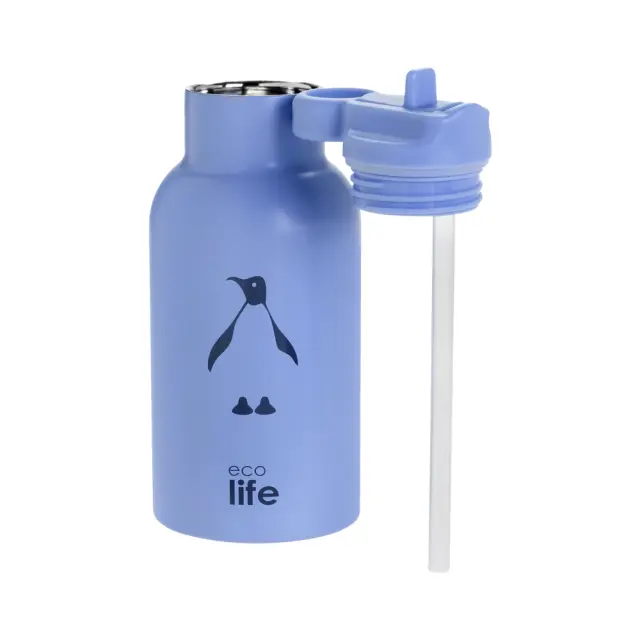 Ecolife Παιδικό Μπουκάλι Θερμός / Kids Thermos Bottle: Animals (4 σχέδια) Penguin 3