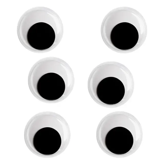 Μάτια για Κούκλες & Κατασκευές Ø20mm - 6τεμ