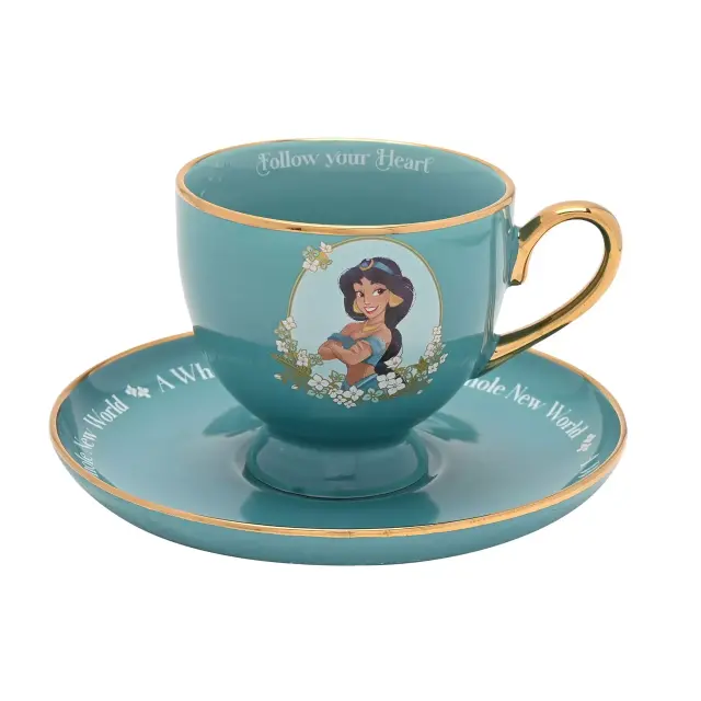 Κούπα + πιατάκι τσαγιού κεραμικό DISNEY PRINCESS - Jasmine Tea Cup+Saucer 200ml DI2367 2