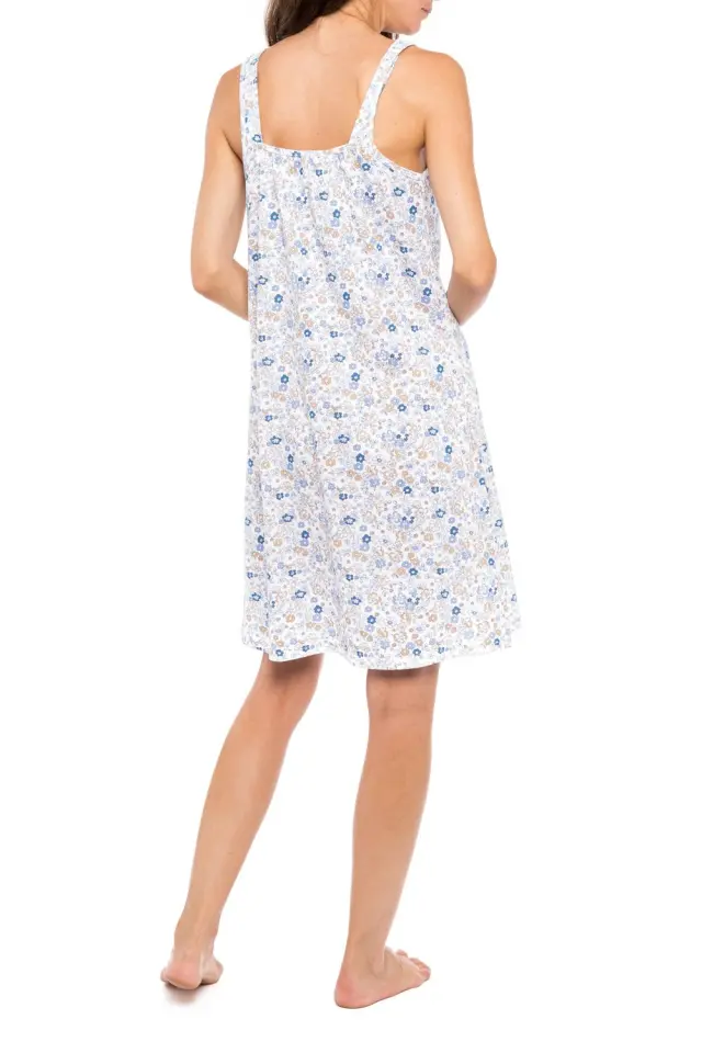 S1154 - Type - NIGHTGOWN BLUE FLOWER - S 2