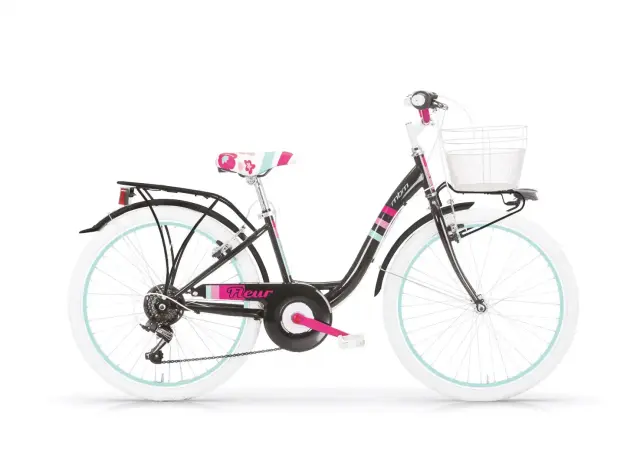 ΠΟΔΗΛΑΤΟ MBM FLEUR 26'' 6 TAXYTHTΕΣ - ΜΑΥΡΟ-ΦΟΥΞΙΑ - NO SIZE