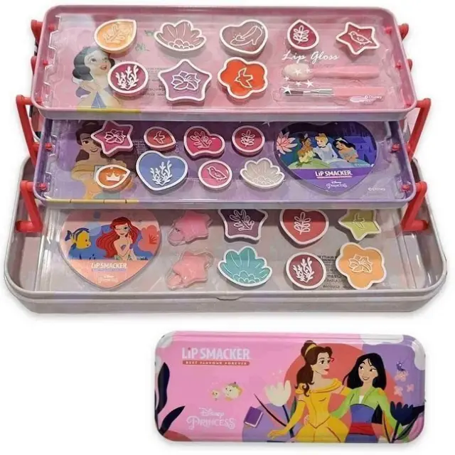 Lip Smacker Disney Princess: Triple Layer Beauty Tin, 1τμχ