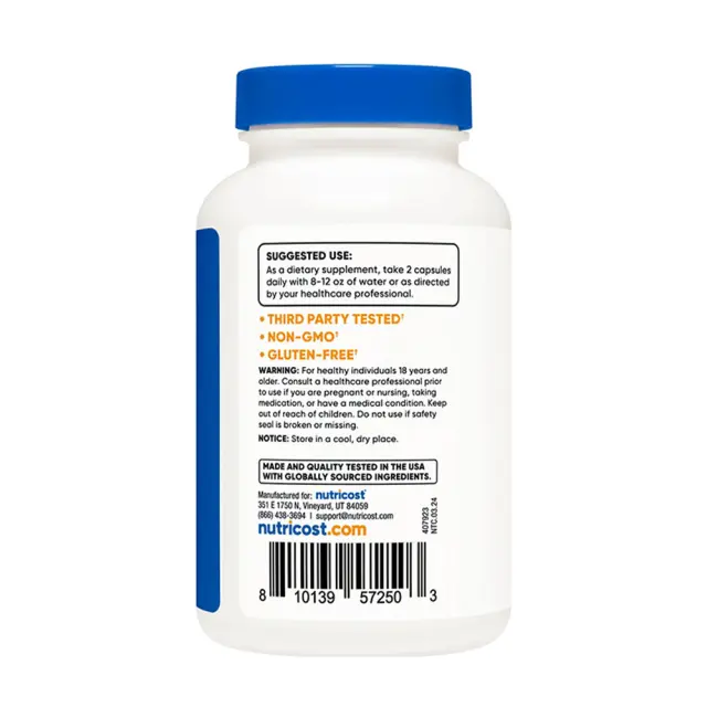 Nutricost Betaine Anhydrous (TMG) Capsules 3