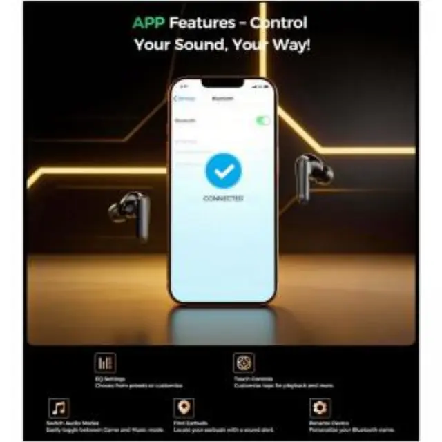 True Wireless Ακουστικά Bluetooth Choetech BH-T86 Μαύρο N70843 2