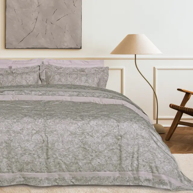 Σετ Παπλωματοθήκη Υπέρδιπλη 3 Τεμαχίων Das Home 1688 Taupe 220x240