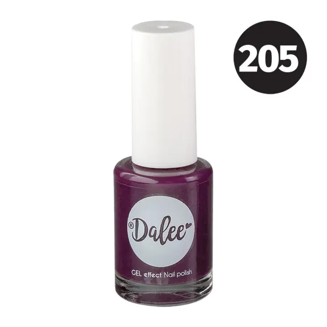 Medisei Dalee Gel Effect Nail Polish Plum Purple No.205, Βερνίκι Νυχιών 12ml
