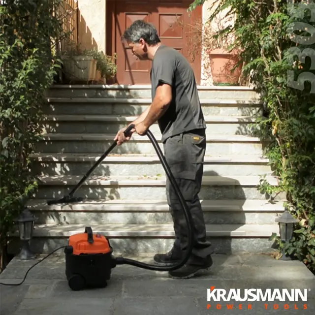 KRAUSMANN ΗΛΕΚΤΡΙΚΗ ΣΚΟΥΠΑ ΥΓΡΩΝ / ΣΤΕΡΕΩΝ ΜΕ ΦΥΣΗΤΗΡΑ & ΣΥΣΤΗΜΑ ΠΡΙΖΑΣ PCB 1200W 3