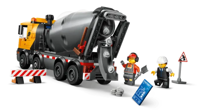 LEGO® City Cement Mixer για 7+ Ετών 371τμχ - 60478 3