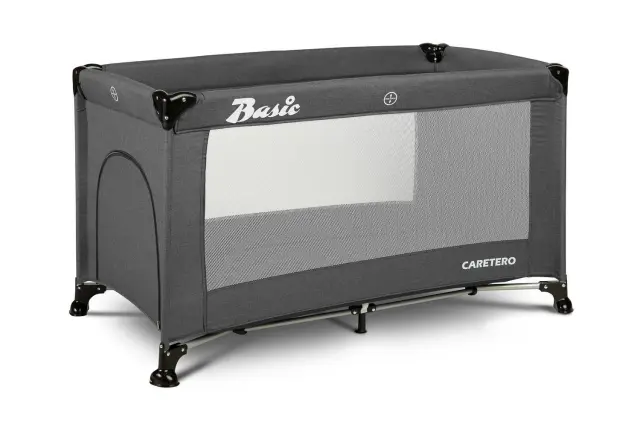 Παρκοκρέβατο 1 Επιπέδου Basic Caretero Graphite 3948