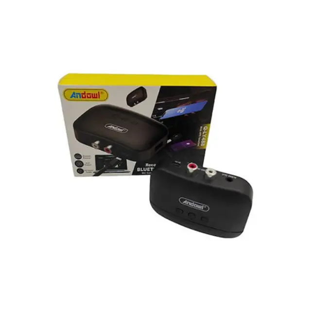 Andowl Q-LY488 Bluetooth 5.0 Receiver με θύρες εξόδου 3.5mm Jack / RCA 2