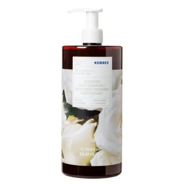 Korres Renewing Body Cleanser Aναζωογονητικό Αφρόλουτρο με Άρωμα Λευκά Άνθη 1000ml