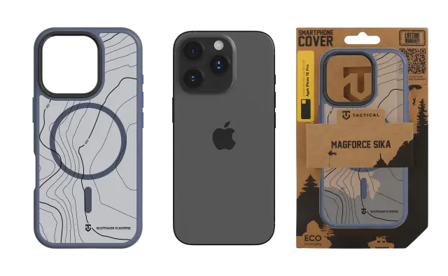 Tactical MagForce Hyperstealth Sika Cover for Apple iPhone 16 Pro Deep Blue 3