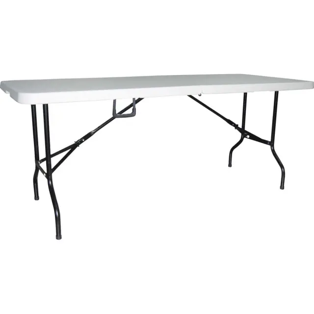 Escape 15507 Τραπέζι Camping – Catering Πτυσσόμενο Βαλίτσα 183×76×74cm Λευκό
