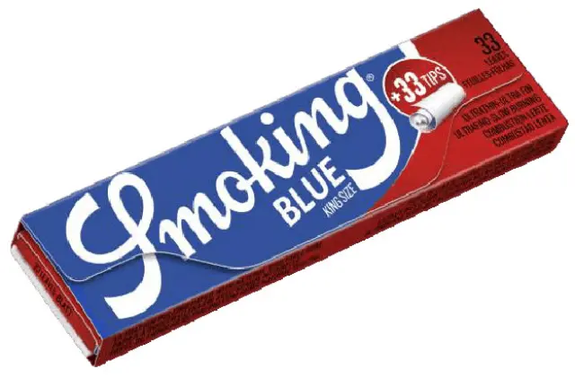 Smoking Χαρτάκια - Μπλε King Size με Τζιβάνες