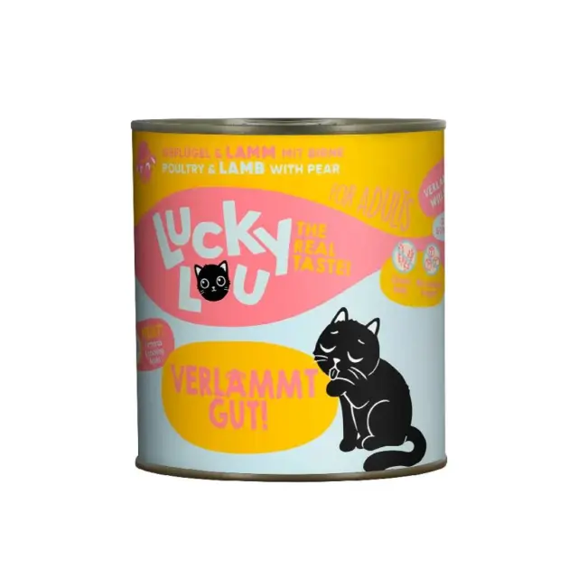 Lucky Lou LifeStage Adult Πουλερικά & Αρνί (με Αχλάδι) 800gr