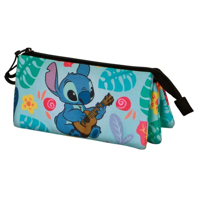 Κασετίνα τριπλή Disney Lilo and Stitch Triple Pencil Case Lilo and Stitch Guitar 08283