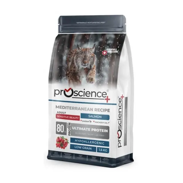 Proscience Ξηρά Τροφή Γάτας Adult Sensitive Skin 1,5kg Μονόχρωμο