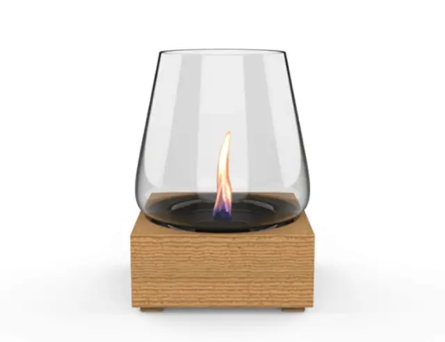 Επιτραπέζια Εστία Φωτιάς Poppy 17 Tenderflame με διάρκεια καύσης 4 - 5 ώρες, χωρητικότητα δεξαμενής 250ml και διαστάσεις 24x24x34.2cm - Natural TF-600029