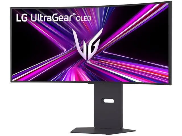 LG UltraGear 34GX900A-B Curved Gaming Monitor 34" OLED WQHD 3440×1440 240Hz 0.03ms με 2x HDMI 2.1, DisplayPort 1.4 + USB-C 65W – Μαύρο 2