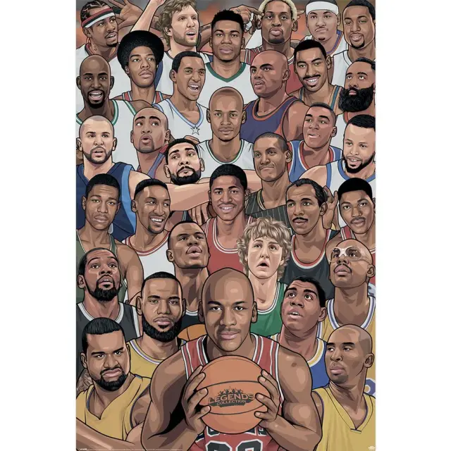 Αφίσα Pyramid International Legends (Basketball s Greatest) 61x91.5εκ - PP2400011