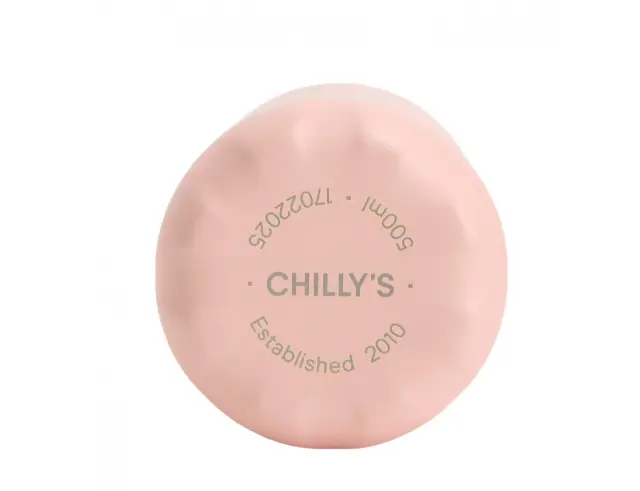 Μπουκάλι Θερμός Original Chilly's με χωρητικότητα 500ml και διατήρηση θερμοκρασίας 12h ζεστό / 24h κρύο - All Peach22862 2