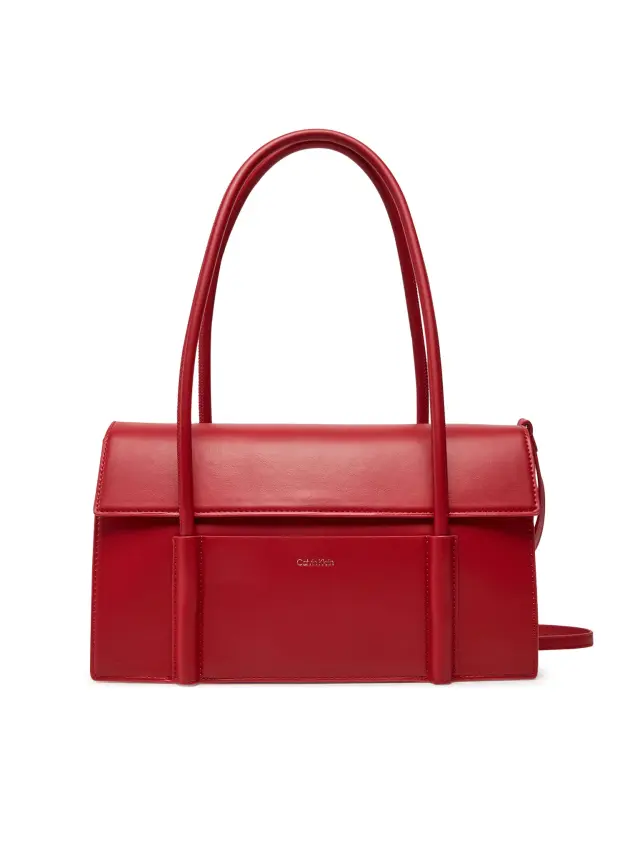 Calvin Klein Γυναικεία Τσάντα Linn Shoulder Bag Κόκκινο