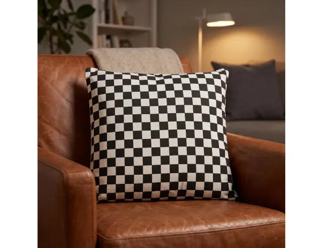 Διακοσμητικό Μαξιλάρι με διαστάσεις 45x45cm - Ivory/Black A96001020