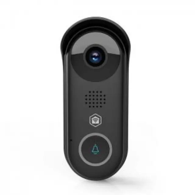 Smart Wi-Fi θυροτηλεόραση, με Full HD 1080p κάμερα, αισθητήρα κίνησης και νυχτερινή όραση σε μαύρο χρώμα. 2