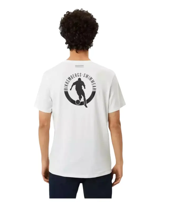 Bikkembergs - Ανδρικό T-shirt Κοντομάνικο BKK2MTS01-WHITE Λευκό 3