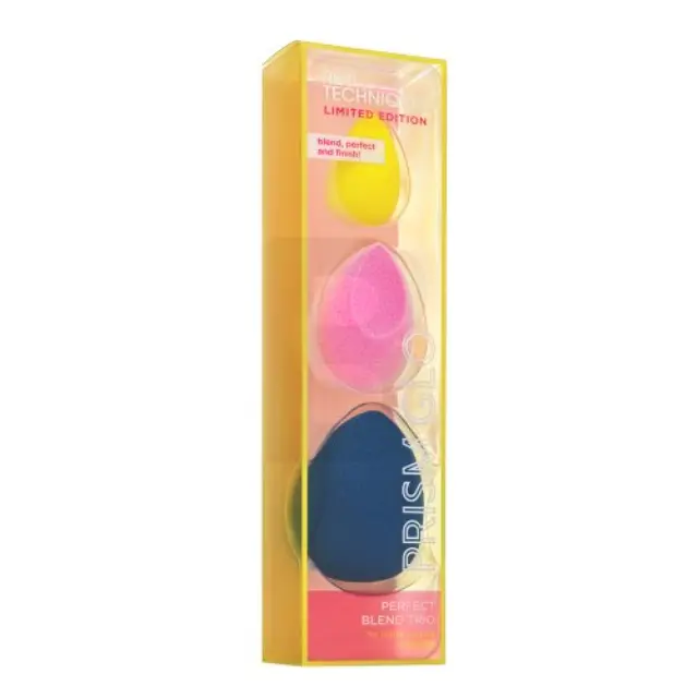 Real Techniques Prism Glo Sponge Set Perfect Blend Trio makeup sponge