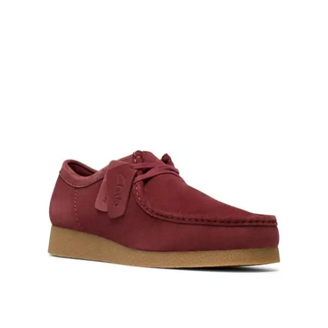 Clarks Wallabee Evo Burgundy Burgundy Suede - 45 3